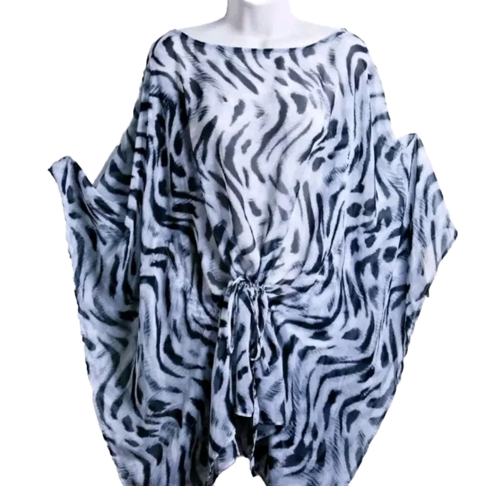 Premise Women's Size XL Black Gray  Cover up  Msrp $68.00
